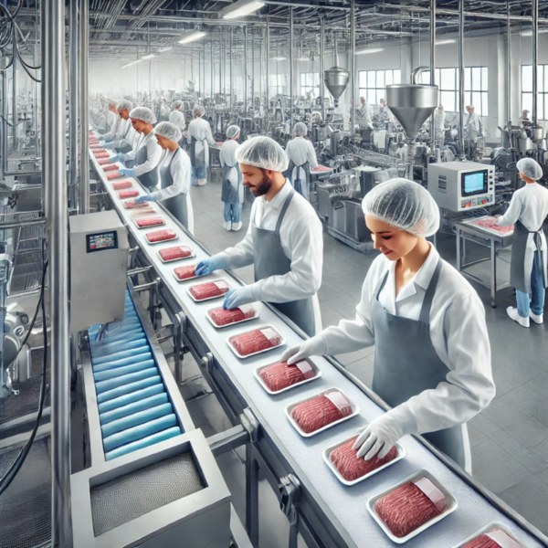 Germany - Skilled Workers in Meat Factory